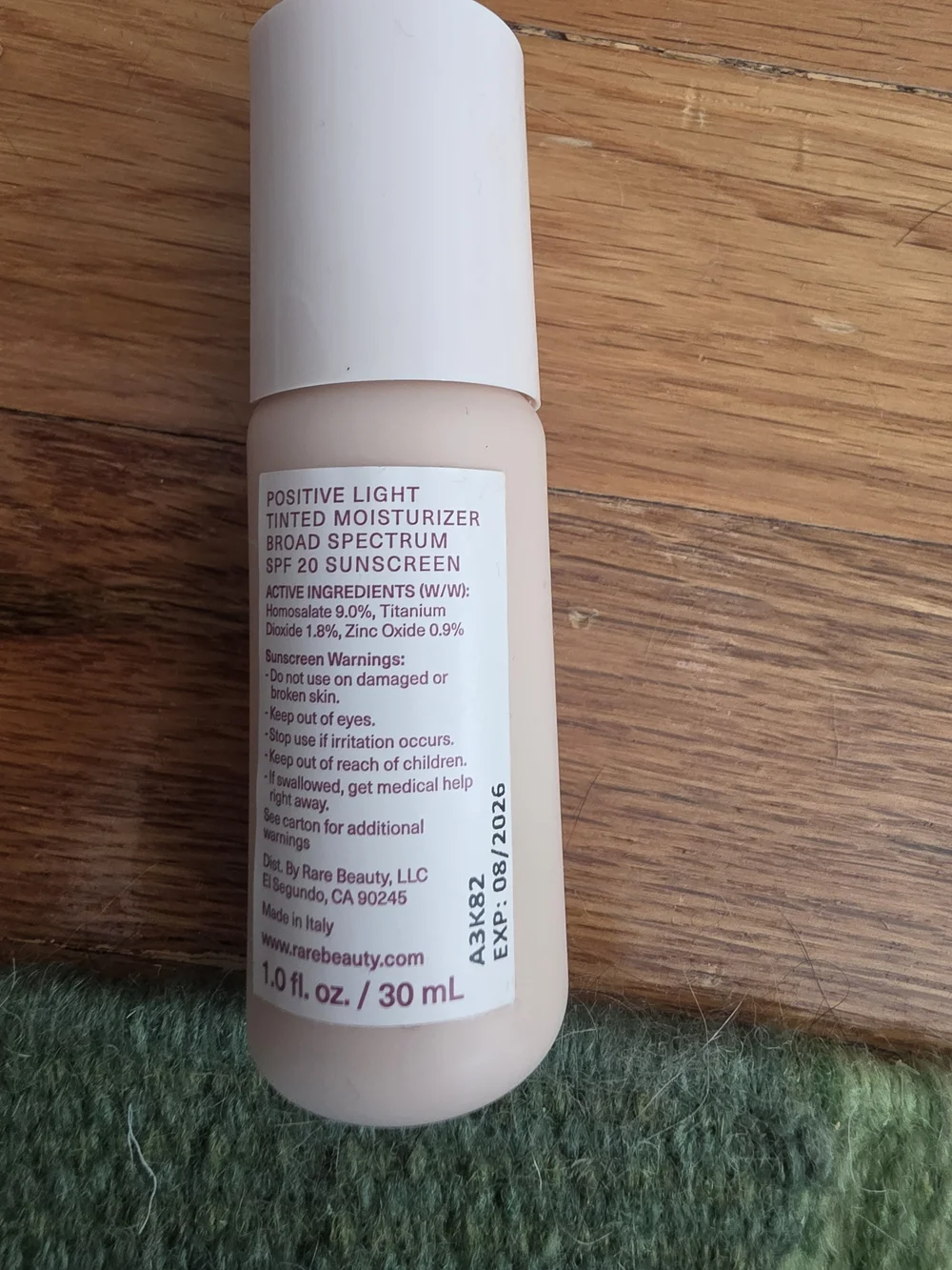 Rare Beauty Positive Light Tinted Moisturizer Broad Spectrum SPF 20 - Shade 12C